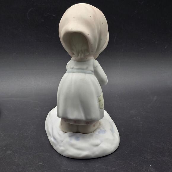 Precious Moments 1987 February Figurine Spring Snow - Picture 3 of 7